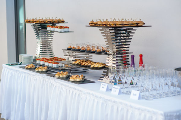 Sektempfang im Buffetform